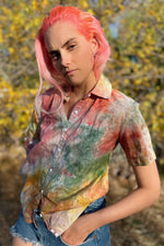 Cassid-EcoD KINdom x THAMOG Ice-Dye Shirt, Multi