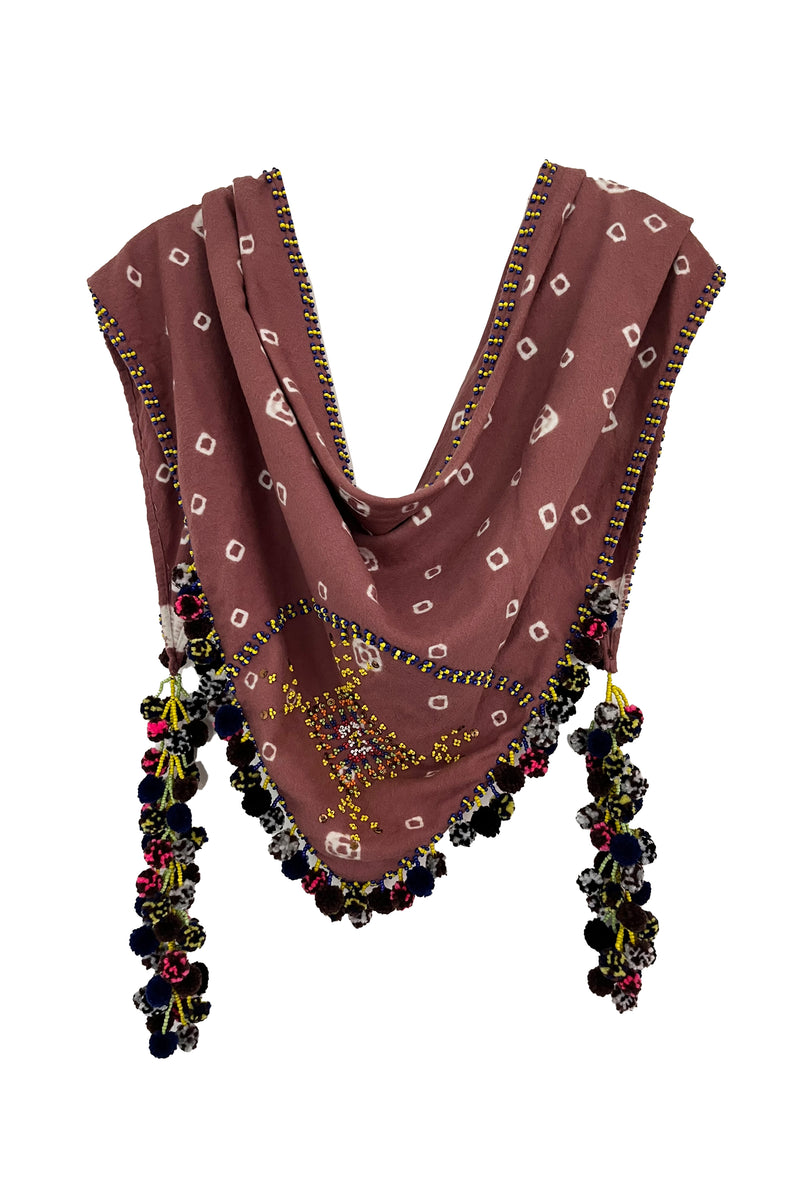 Brn/Ylw/Blk Datu Tangkulo Scarf (Indigenous)