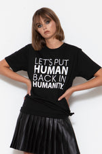 Humanity T-shirt, Black