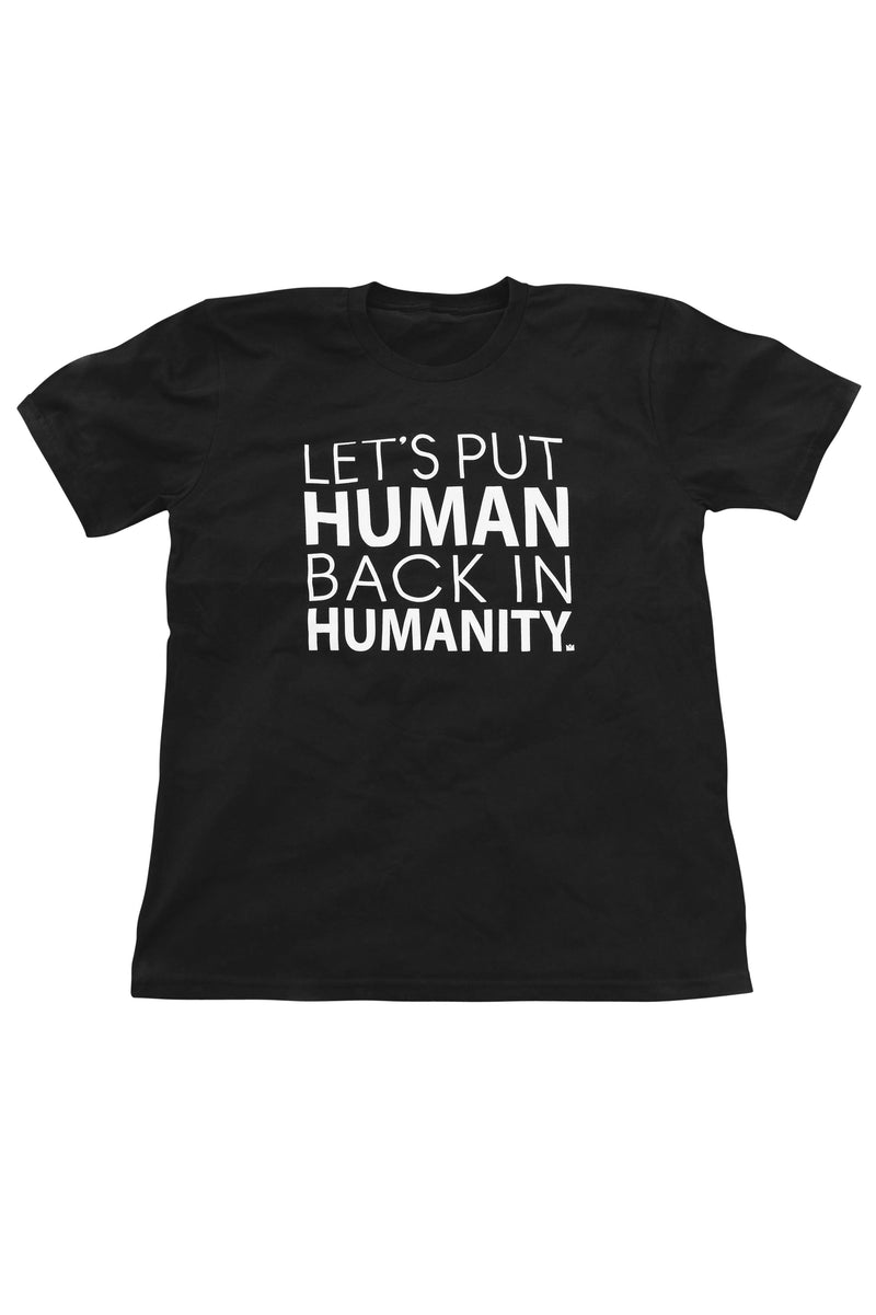Humanity T-shirt, Black