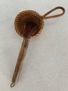 Rattan/Bamboo Tea Strainer & Brush Set