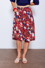 Blair Upcycled Maxi Shorts, Wine