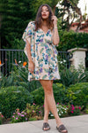 Kathleen Cascade Dress, Maize