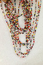 Yegas I Tribal Beaded Necklace, Multi