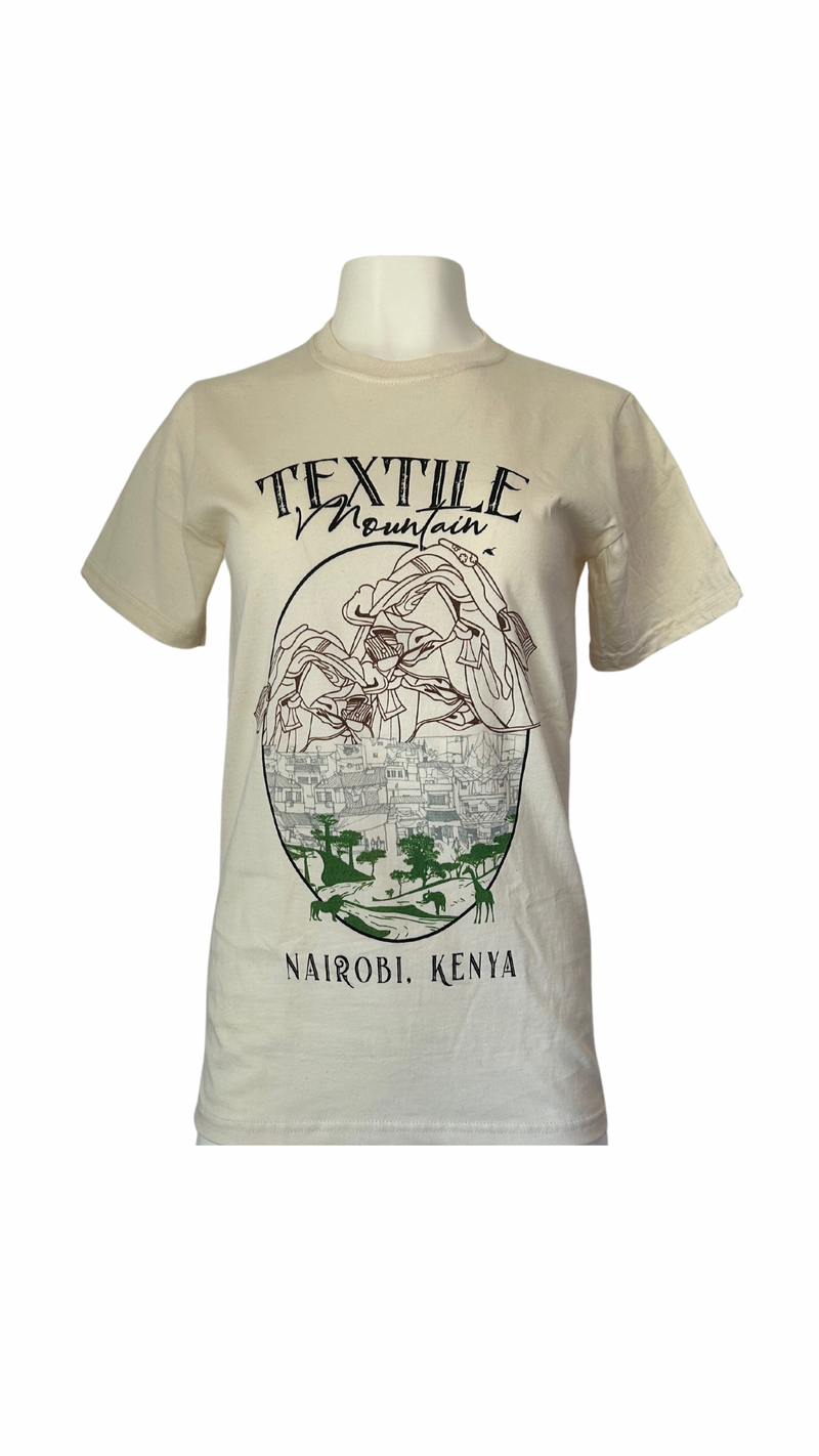 Textile Mountain T-shirt, Natural