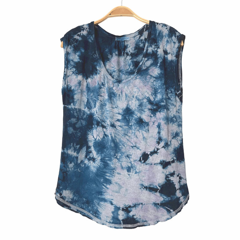 Katey-EcoD KINdom x THAMOG Eco Ice Dye Top, Indigo